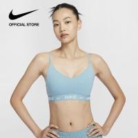 ราคา Nike Womens Dri Fit Indy Light Support Padded Adjustable Sports Bra Denim Turq (22849001542)