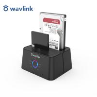 ราคา Wavlink Dual Bay Hard Drive Docking Station USB 3 0 to SATA I II III Tool Free External Hard Drive Lay Flat Dock for 2 5 3 5inch HDD SSD with Hard Drive Duplicator Offline Clone Function 1 USB A to US