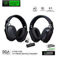 ราคา EGA TYPE H16 หูฟังเกมมิ่งไร้สาย ใช้งานBT WirelessสายAUX3 5 Gaming Headset พร้อมไฟ RGBไมค์ถอดได้ (22435826917)