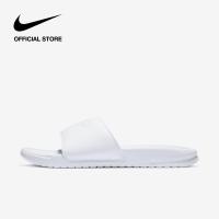ราคา Nike Womens Benassi JDI Slides White ไนกี้ รองเท้าแตะผู้หญิง Benassi JDI สีขาว (16473765375)
