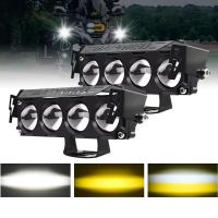 ราคา ไฟตัดหมอก ไฟสปอร์ตไลท์ Led Spotlight Dual 2ชิ้น สปอร์ตไลท์มอเตอร์ไซค์ สปอตไลท มอเตอร์ไซค์led ไฟช่วยตัดหมอก Moto ไฟสปอร์ตไลท์มอเตอร์ไซค์ 12V 24V เลนส ์ ไฟหน ้ าขับรถ (22781299413)