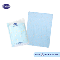 ราคา ENFANT อองฟองต์ ผ้ารองกันน้ำ Crytal Velvet ผ้ากำมะหยี่นุ่ม ลายน้องแกะ น่ารัก สีฟ้า (23122327043)