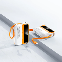 ราคา BLUEM แบตเตอรี่สำรอง 20000mAh PD 22 5W ชาร์จเร็วอย่างยิ่ง แบตเตอรี่สำรองพร้อมสายชาร์จในตัว แบตเตอรี่สำรองขนาดกะทัดรัดพกพาสะดวก (22957618412)