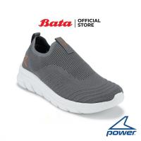 ราคา Bata บาจา Power รองเท้าผ้าใบสลิปออน ออกกำลังกายแบบสวม สำหรับผู้ชาย รุ่น BONDI สีเทา 8282849 สีดำ 8286849 (22955981177)