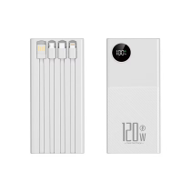 ราคา BLUEM 30000MAH แบตสำรองความจุสูง4 in 1 120W ชาร์จเร็ว powerbank ชาร์จแบตเตอรี่แบบพกพาสำหรับ iPhone Samsung Huawei (23048487200)