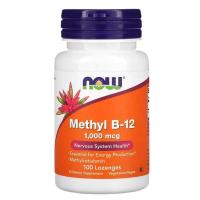 ราคา Now FoodsMethyl Methyl B12 Cobalamin B Group 1000mcg 100 Lozenge (22464352078)
