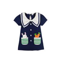 ราคา Chelsee ชุดเดรสกระโปรง เด็กผู้หญิง รุ่น 238026 ปกทหารเรือ ลายกระต่ายแครอท ผ้า 100 Cotton อายุ 1 5 10 ปี เสื้อผ้าเด็ก (21805123611)