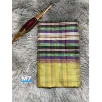ราคา ผ้าขาวม้าไหม ไหมแท้ทอมือผ้าขาวม้าไหมบ้าน ผ้าขาวม้าไหมแท้ทอมือ (19600002803)