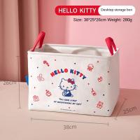 ราคา 24L กล่องเก็บของ Sanrio Hello Kitty พับได้ แท้ 100 ตะกร้าใส่เสื้อผ้าผ้าฝ้ายและผ้าลินิน กันน้ำ Cinnamoroll พกพาไปเป็นของขวัญวันเกิด Kuromi Melody LFB166 (22564787156)