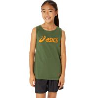 ราคา ASICS TANK TOP KIDS TRAINING เสื้อ เด็ก เสื้อ เสื้อกล้าม ของแท้ SERPENTINE GREEN BRIGHT ORANGE (21021505375)