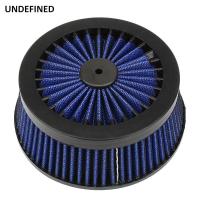 ราคา Blue Air Filter Repalecment Element For Harley Tou Sportster Iron 883 XL 1200 Dyna FXR Softail Fatboy FLST FXDLS Universal (20000742254)