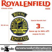 ราคา อาร์มติดเสื้อ Royal Enfield Embroidery Patch ขนาดใหญ่ เหมาะสำหรับเสื้อแจ็คเก๊ตขับมอร์เตอร์ไซด์ รุ่น P7Aa52 0746 (21259625062)