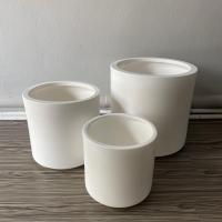 ราคา ดระถางใส่ต้นไม้ใหญ่ กระถางพลาสติก กระถางลายหินอ่อน ทรงกลมหนา พร้อมส่งในไทย PU (23102236149)