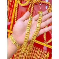 ราคา เลสข้อมือ เศษทองคำแท้ หนัก 3 บาท ยาว 6 8 นิ้ว สร้อยข้อมือ ทองไม่ลอกไม่ดำ (22692706466)