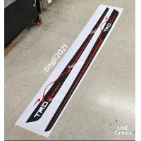 ราคา สติ๊กเกอร์ ลายข้าง TRD sportivo สีดำ ติดข้างประตู Toyota ยาริส ขนาด 9 7 x 150 cm ราคาต่อคู่ มี 2 ข้าง (7088982134)