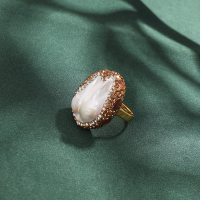 ราคา เอเลี่ยน โซ่เสื้อกันหนาว โมเสก คู่มือ เพชร ไข่มุกน้ำจืด ชุดสร้อยคอ (22104684940)