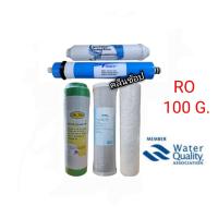 ราคา ไส้กรองน้ำระบบ RO Reverse Osmosis 5 ขั้นตอน 100 GPD (10903945653)
