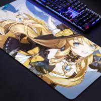 ราคา Navia Genshin Impact Anime Girl Mousepad Large Gaming Mouse Pad LockEdge Thickened Computer Keyboard Table Desk Mat (22547266035)