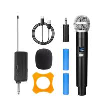 ราคา ไมโครโฟนแบบชาร์จไฟได้ ไมค์ ลอย ไร้ สาย UHF ไมค์ลอย Karaoke ไมโครโฟน 150M ไมล์ไร้สาย ไมลอยไร่สาย KTV ไมลอยคาราโอเกะ ไมค์ บลูทูธ wireless microphone ไมค์ร้องเพลง ไมค์ลอยคู่ ไมค์คาราโอเกะ (22923388440)