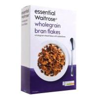 ราคา Essential Waitrose Wholegrain Bran Flakes เวทโทรส แบรนเฟลกส์ 750g (20148859055)