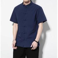 ราคา จัดส่งฟรี เสื้อลำลอง เสื้อหม้อฮ่อม หม้อห้อม ม่อห้อม ม่อฮ่อม เสื้อพื้นเมืองเสื้อหม้อฮ่อมคอกลม ชาย หญิง (22312566341)