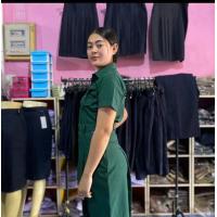 ราคา กระโปรงเนตรนารีทรงแคบผ้ามันลีวายส์ตราอาร์บี (21917276180)