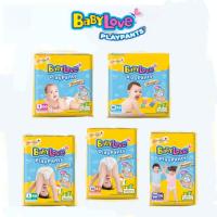 ราคา 1ห่อจัมโบ้ เบบี้เลิฟBabylove Playpants ห่อเหลือง ห่อใหญ่จัมโบ้ S66M58L46XL42XXL36 (22797545841)