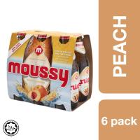 ราคา Moussy Malt Beverage Peach Flavour 330ml x 6 มูซี เครื่องดื่มมอลต์สกัด รสพีช 330 มล x 6 (9119643705)