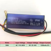 ราคา Jumpstart แหล่งจ่ายไฟไดรเวอร์ LED การแยกไฟฟลัดไลท์แบบคงที่ในปัจจุบันตัวป้องกันฟ้าผ่า PF สูงบัลลาสต์50W 1350mA DC 24 34V (21682688227)