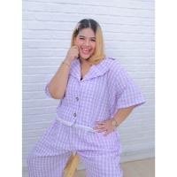 ราคา ส่งฟรี A203 เสื้อเชิ้ตครอปลูกไม้ เสื้อเชิ้ตสาวอวบ เสื้อเชิ้ตคนอ้วน เสื้อเชิ้ตไซส์ใหญ่ เสื้อครอปคนอ้วน เสื้อครอปสาวอวบ เสื้อครอปไซส์ใหญ่ ลายสก็อต plussize over size (22953575005)