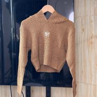 ราคา SpinnyHouse เสื้อครอปไหมพรม เสื้อกันหนาวมีฮู้ด สเวตเตอร์ปักลายโบว์น่ารัก ผ้าไหมพรมยืดเยอะมาก พร้อมส่ง รุ่น ไหมพรมฮู้ด (22965339892)