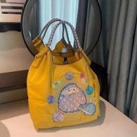 ราคา กระเป๋าถือผ้าไนไลอน ปักลายการ์ตูนสไตล์ญี่ปุ่น กระเป๋าช้อปปิ้ง พร้อมส่งจากไทย (22119700986)