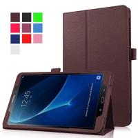 ราคา Samsung Galaxy Tab A 10 1 2016 SM T580 SM T585ฝาครอบแท็บ10 1 2016กับ S ปากกา SM P580 P585ง่ายเคสหนังแบบขาตั้งผู้ถือ (9252720750)