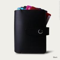 ราคา กระเป๋าใส่บัตร สลักชื่อฟรี หนังเทียม เก็บบัตรได้ 24 ใบ Personalized PU Bifold Card Holder V 4 (22288771080)