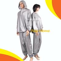ราคา Sauna Suit ชุดซาวน่า รุ่นมีซิบและฮู๊ด เร่งเบิร์น รุ่นsauna011 ชุดลดความอ้วน เสื้อซาวน่า ชุดรีดเหงื่อ (7176156508)