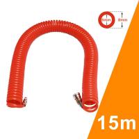 ราคา MUSCLE COW สายลม สายลมสปริง สายลมสีส้ม สายลมขด สายปั๊มลม PU AIR HOSE 8x5mm ยาว 8 10 12 15 เมตร แบบขดสปริง พร้อมหัวคอปเปอร์ สีส้ม (22106462401)
