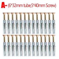 ราคา ปลั๊กเจาะตะปูเกลียวแบบขันเองหนามท่อท่อต่อขยายโลหะ50ชุดสำหรับจุดยึดสลักเกลียวผนังคอนกรีต (22414660091)