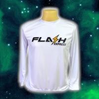 ราคา เสื้อยืดสกรีนลาย FLASH มี3สีขาว ดำ เหลือง ผ้าไมโครโพลีเอสเตอร์ ผ้าดีนุ่มลื่น แห้งไว ไม่อับชื้น (21963046090)