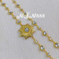 ราคา สร้อยสังวาลย์เครื่องประดับชุดไทย สังวาลย์มีเข็มกลัด (21955729471)