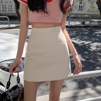 ราคา SODSAI พร้อมส่ง กระโปรงสั้น ทรงเอ เอวสูง ผ้าฮานาโกะ สุดน่ารัก (21392501662)