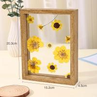 ราคา กล่องใส่ดอกไม้ DIY สามมิติติดผนัง กรอบรูปใส่ใบไม้ กรอบรูปสไตล์วินเทจ กรอบรูปไม้ กรอบรูปแต่งห้อง (22950108195)