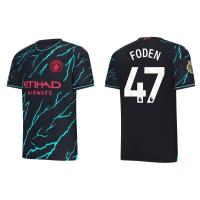 ราคา XY 2023 2024 Manchester City Away Jersey Grealish Foden Bernardo De Bruyne Alvarez Haaland เสื ้ อกีฬาขนาดบวก YX (22545478240)