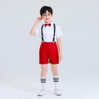 ราคา เด็กชุดเครื่องแบบนักเรียนชายหญิงประถมมัธยมต้น Chorus เครื่องแต่งกายเต้นรําเสื้อผ้า ชุดเอี๊ยม (21597100262)