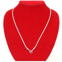 ราคา สร้อยคอเคลือบเงิน925 ลายสี่เสา ลายกระดูกงู สร้อยคอเงิน ใส่สบาย (22848657927)