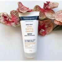 ราคา 175 g ผลิต 06 23 Neutrogena Deep Clean Acne Foaming Cleanser นูโทรจีน่า ดีพ คลีน แอคเน่ โฟมล้างหน้า สีส้ม (17841185847)