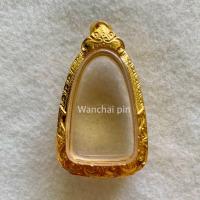 ราคา แถมแหนบ กรอบเงิน ตลับเงิน ตลับพระใส่พระพ่อทวดเนื้อว่าน เนื้อว่าน2497 ชุบทอง (22748093648)