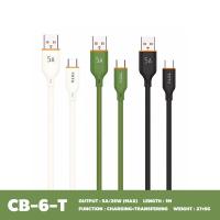 ราคา TOTU CB 6 CC CB 6 L CB 6 PD CB 6 T สายชาร์จเร็ว SILICONE DATA CABLE ความยาว 1 เมตร รับประกัน 1 ปี (22779242603)