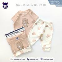 ราคา Mami baby ชุดเซ็ท เด็กผู้หญิง เด็กผู้ชาย เสื้อแขนสั้น กางเกงขายาว 3เดือน 18เดือน 3 6M 6 12M 12 18M (23073885937)