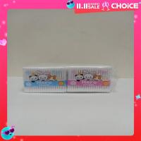 ราคา 1 โหล 12 ชิ้น คละสี HARU Friends Cotton Buds คอตตอนบัด 100 ก้าน ลายกระต่าย (22969050905)