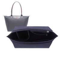 ราคา รู้สึกว่าแทรกกระเป๋าสำหรับ Longchamp กระเป๋าถือกระเป๋าซับรู้สึกกระเป๋าผ้าแต่งหน้าสนับสนุนการเดินทางแทรกแบบพกพากระเป๋าสตางค์จัดระเบียบ (22983898379)